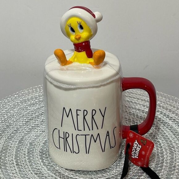 Rae Dunn Tweety Bird Mug with Topper NWT - Picture 2 of 10